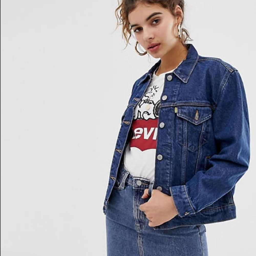 New Levi's x Peanuts denim trucker jacket - Picture 2 of 12